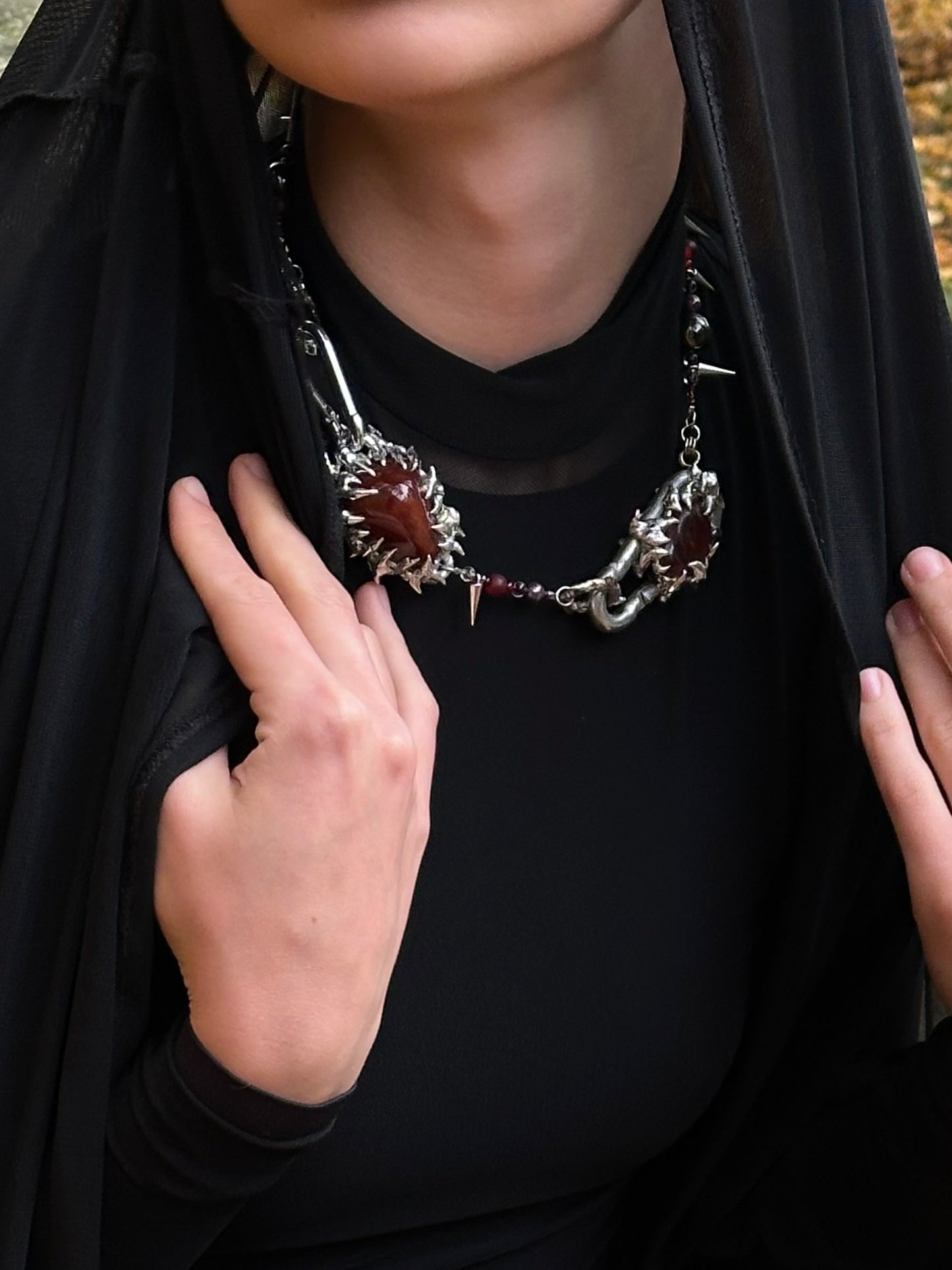 Bold necklace “Memories From The Inside”