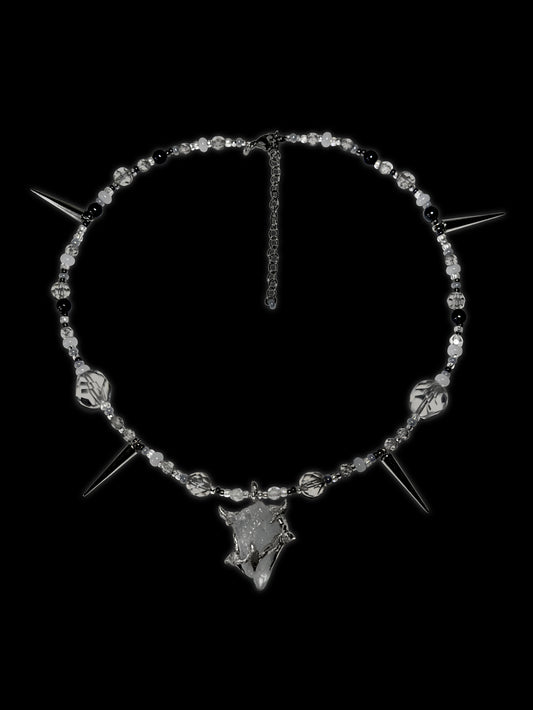 Necklace "Fragile Prism"