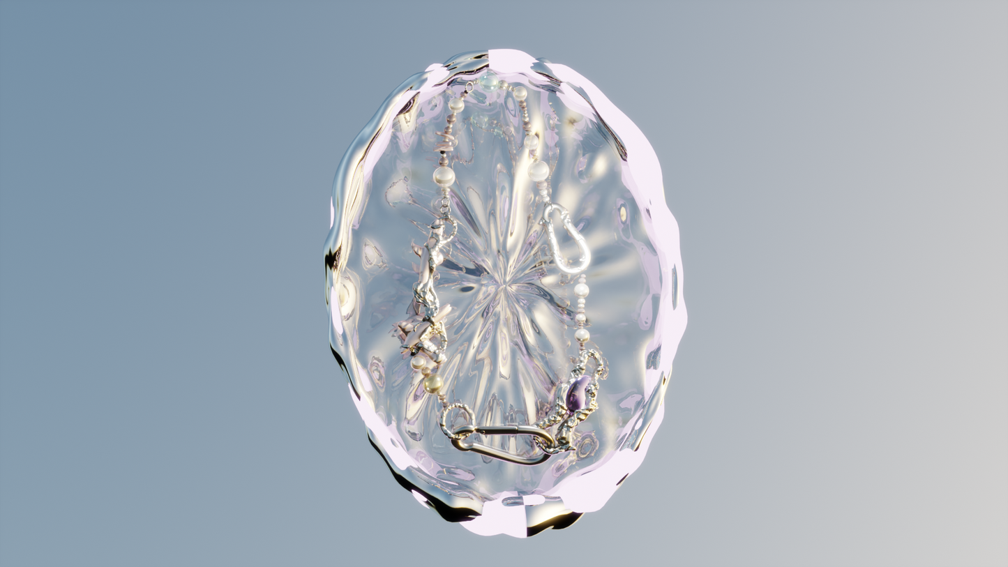 Bold necklace “Aura Mirage”