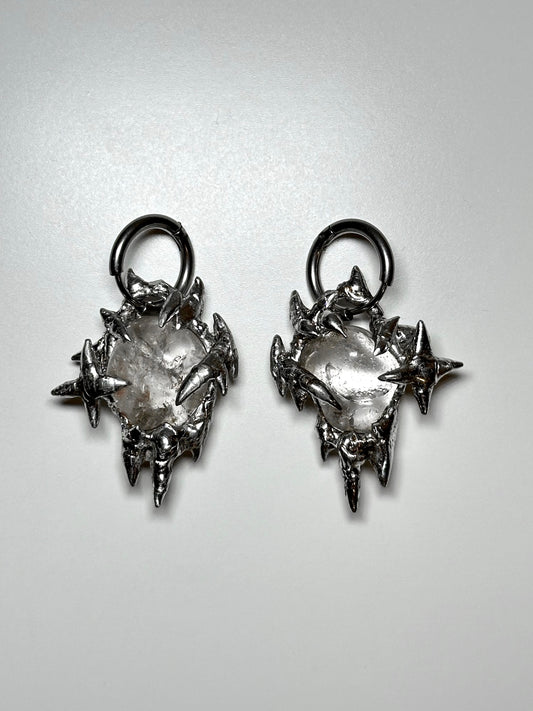 Earrings "Crystal sigilism"