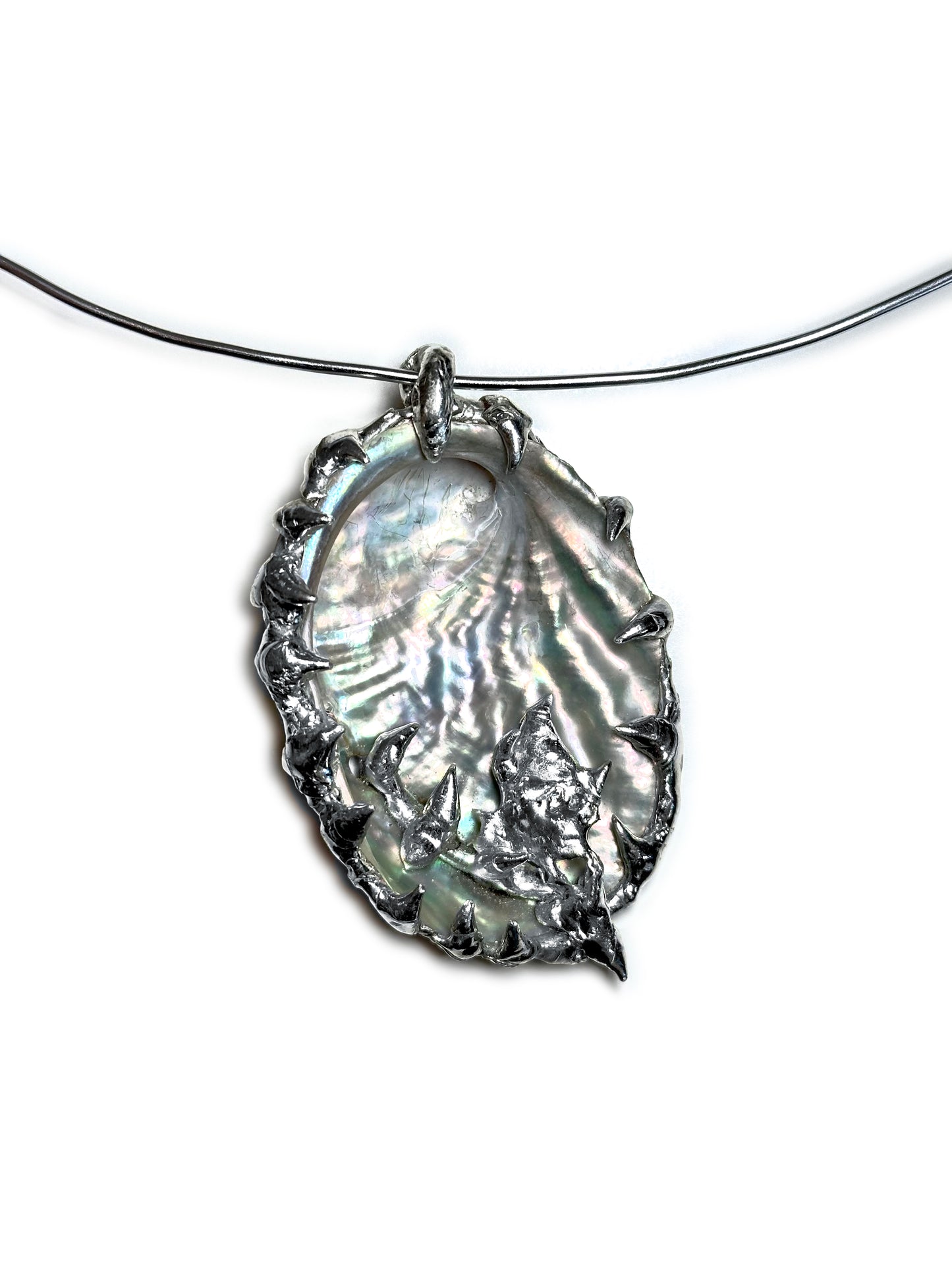 Necklace "Brine Echo"