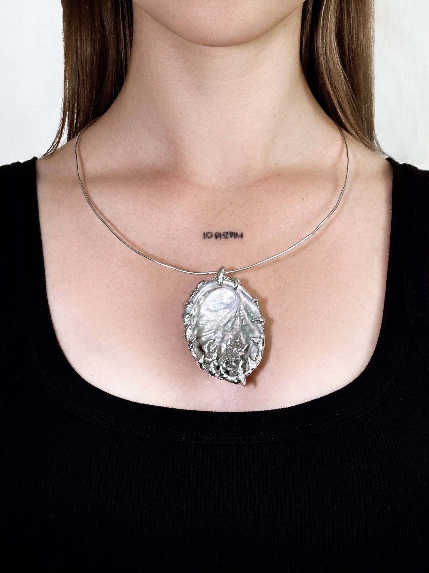Necklace "Brine Echo"