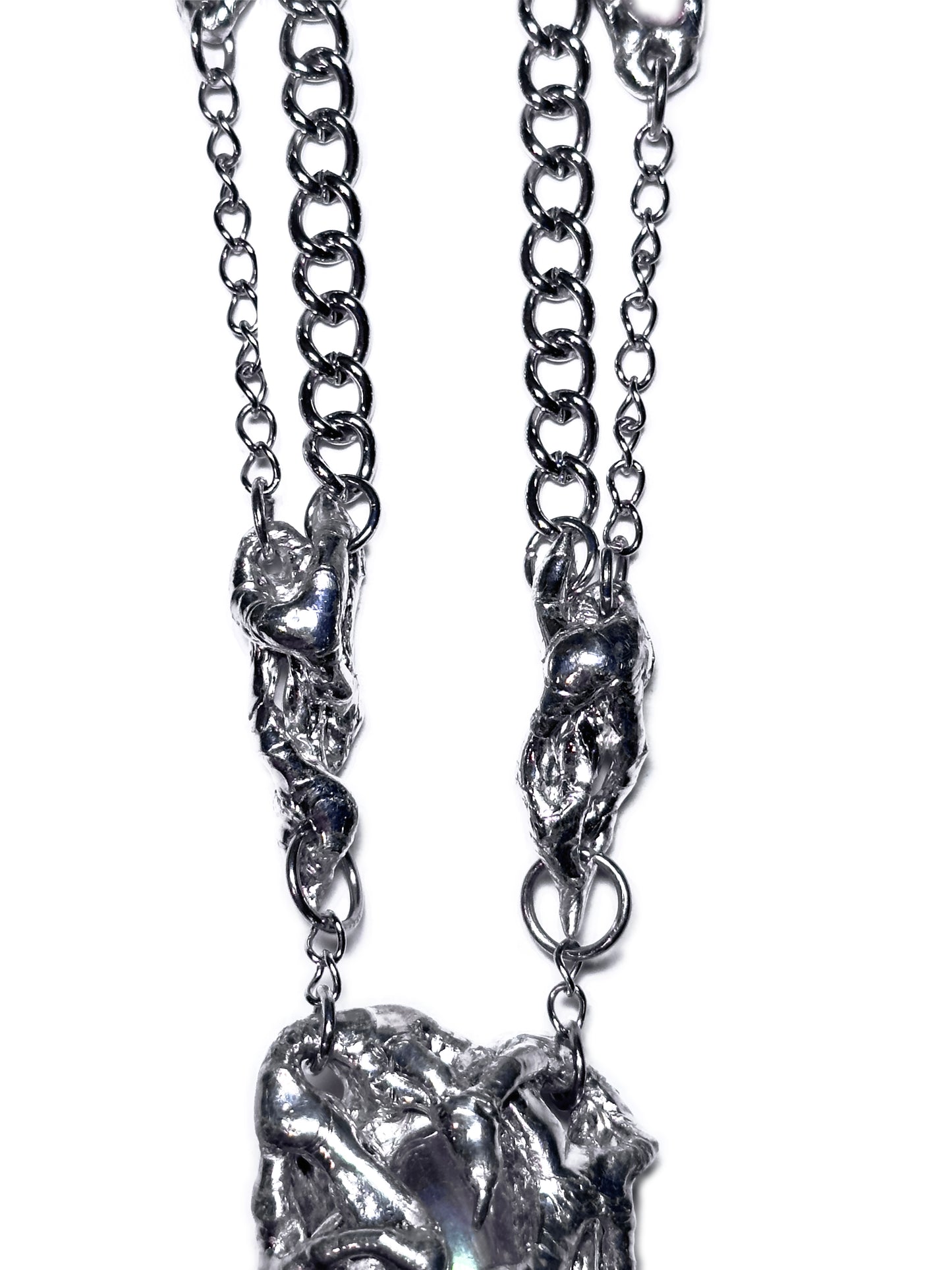 Necklace "Molten Bloom'