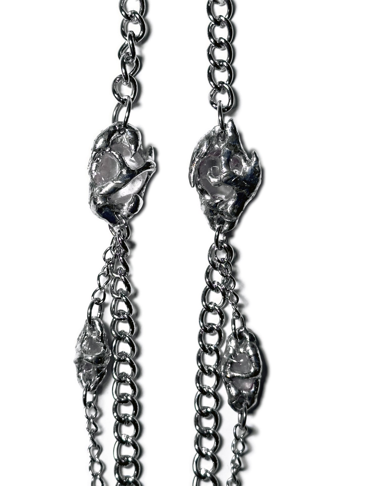Necklace "Molten Bloom'