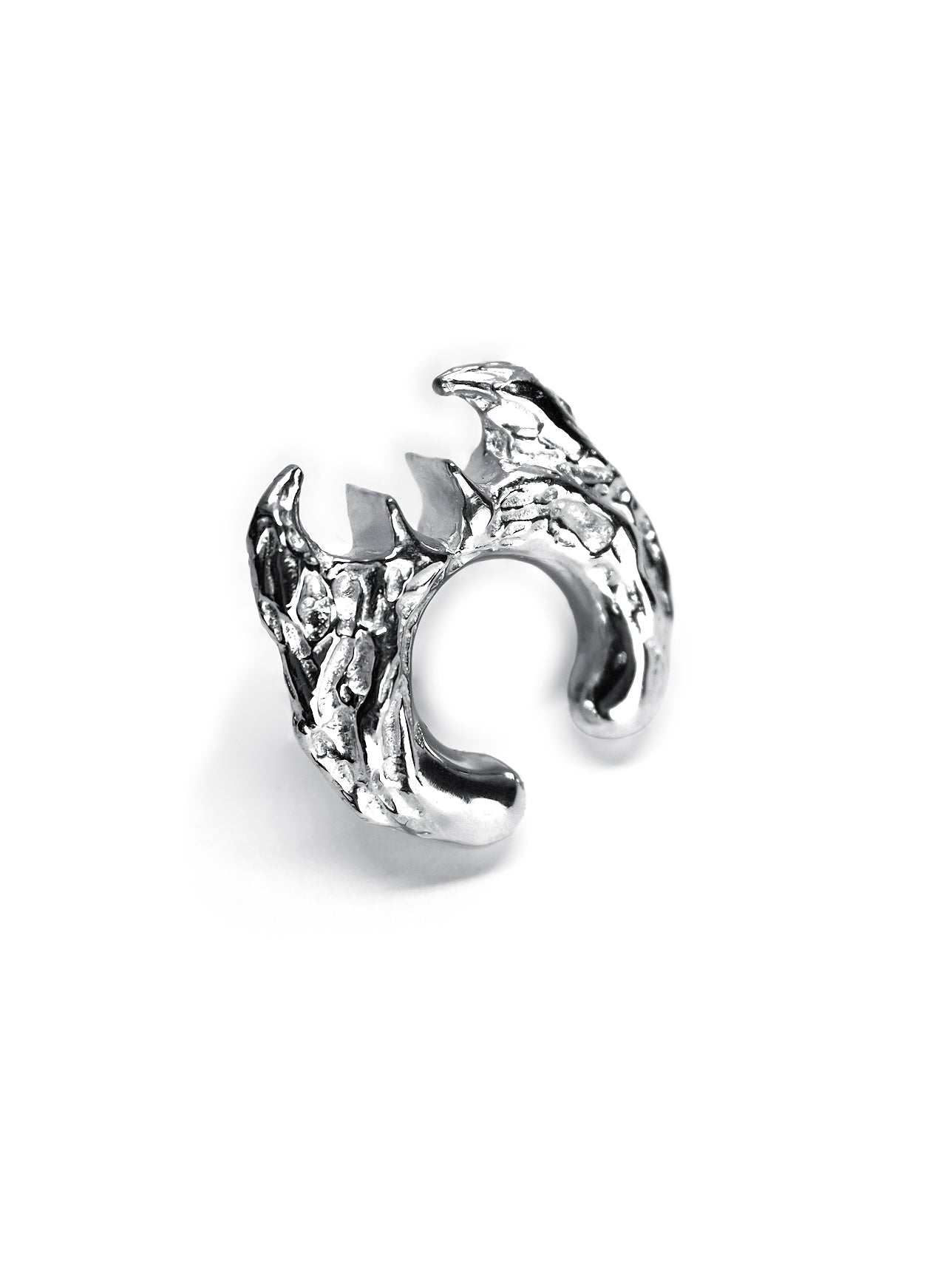 Silver Ear Cuff "Eclipse"