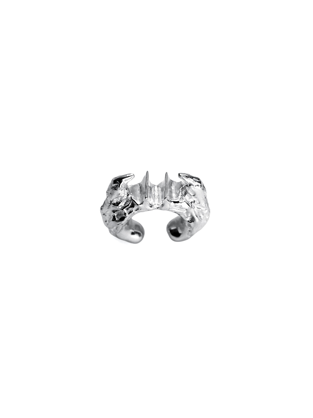 Silver Ear Cuff "Eclipse"