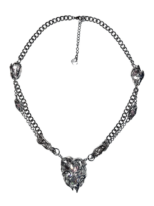 Necklace "Molten Bloom'