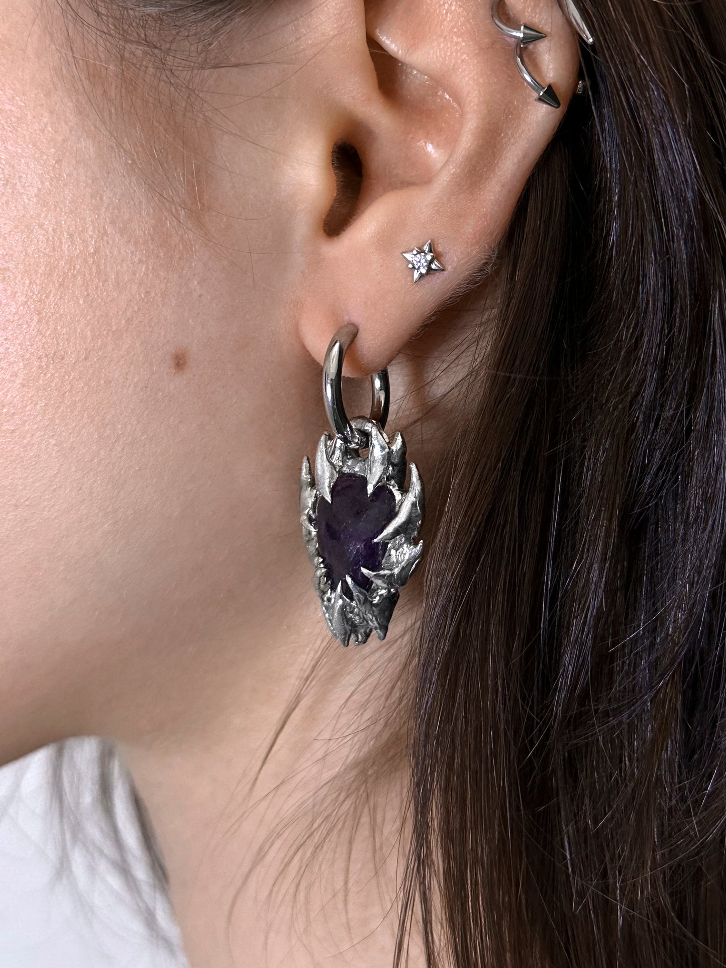 Single earring "Threshold"