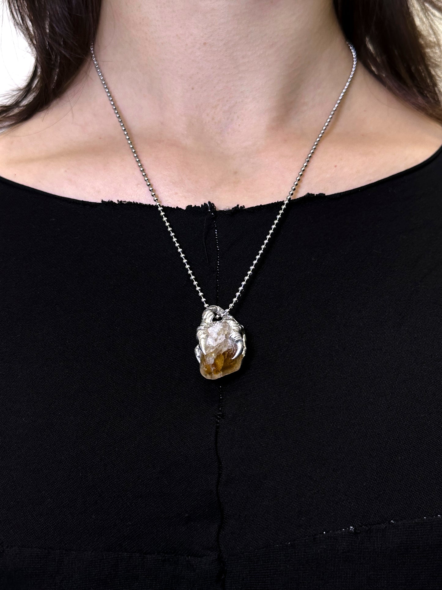 Stone pendant "Torch"